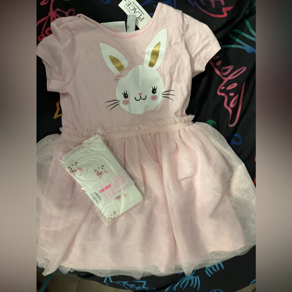 Brand New Easter Dress and stockings